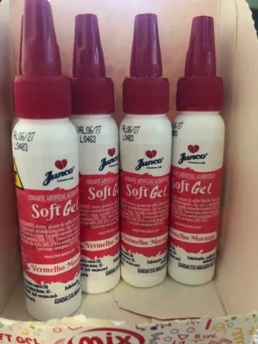 Corante alimentício soft gel