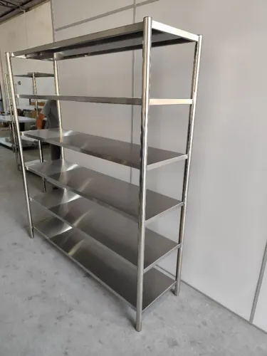 Estante de Inox para Câmara 1,80m com Design Moderno e Funcional