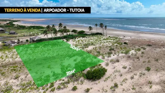 Lote com 1000 mtr² pro. a praia em Tutóia - MA