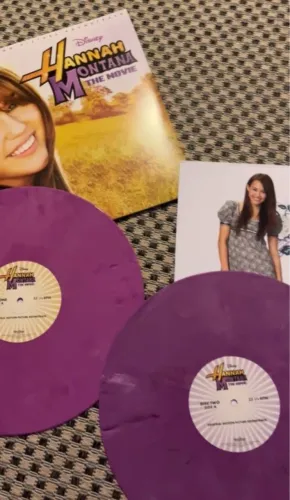 disco de vinil hannah montana the movie LP