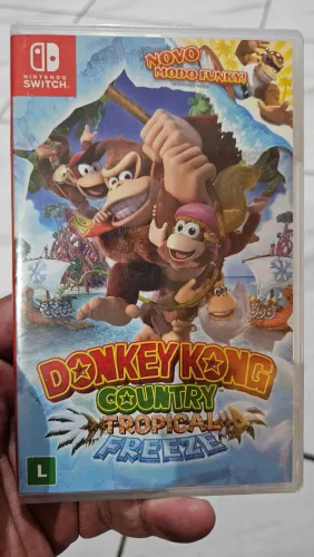 Donkey Kong Country Tropical Freeze Nintendo Switch Novo 
