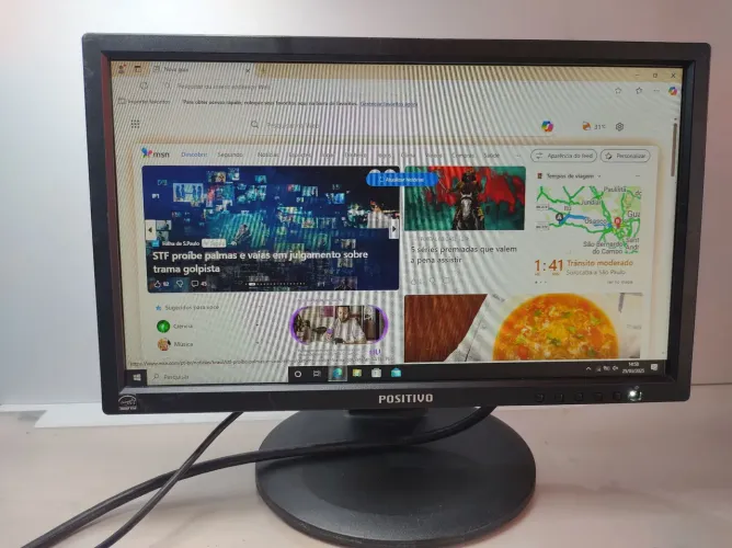 Monitor Positivo Led 19 polegadas Dvi e VGA 