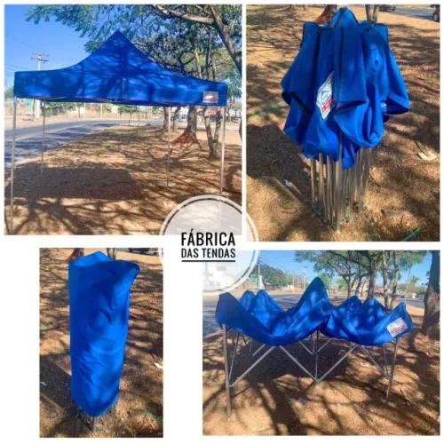 tenda sanfonada 3x3 lona de nylon 