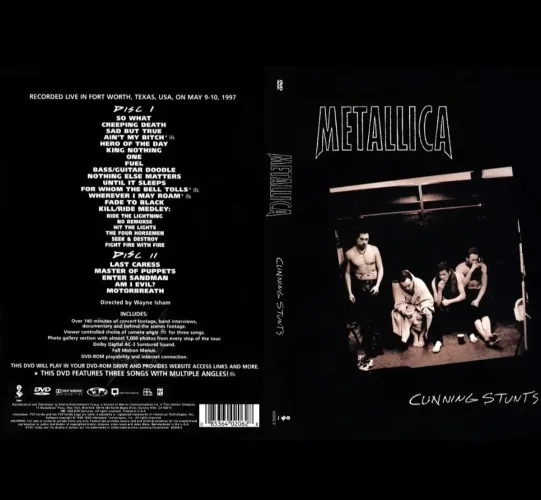 DVD Metallica - Cunning Stunts 1997