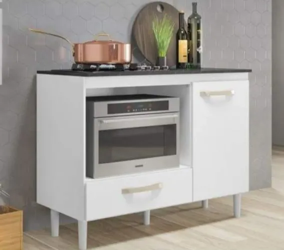 Balcão Atlântico 1.05 c/Cooktop 5B (Leia a Descrição)