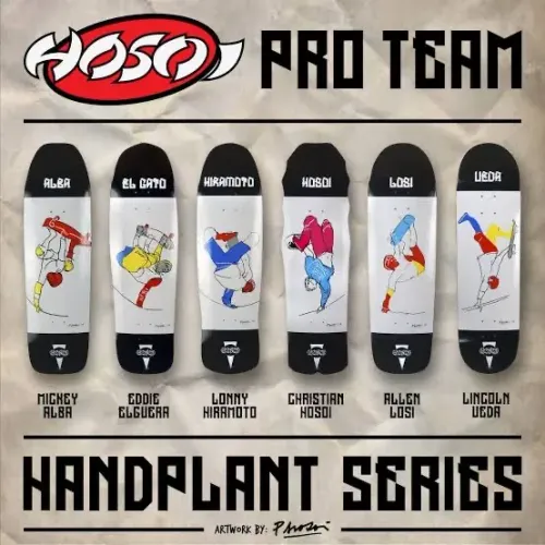 Shape Skate old School Hosoi - Edição Hand Plant series ñ Powell Peralta Alva