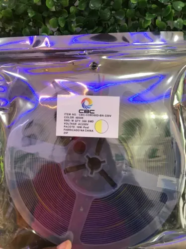 Fita led COB 4000k 220v 10 metros