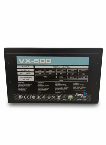 VENDA RÁPIDA - Fonte de Alimentação Aerocool VX-500