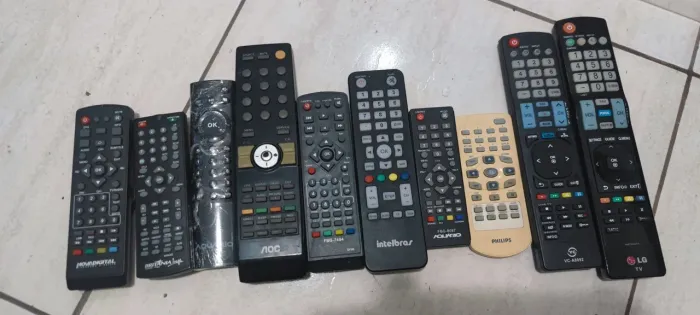 R$30 Todos os Controles remoto