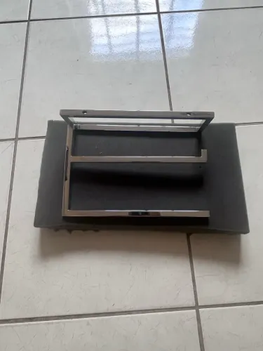 Porta toalha inox duplo 30 cm 