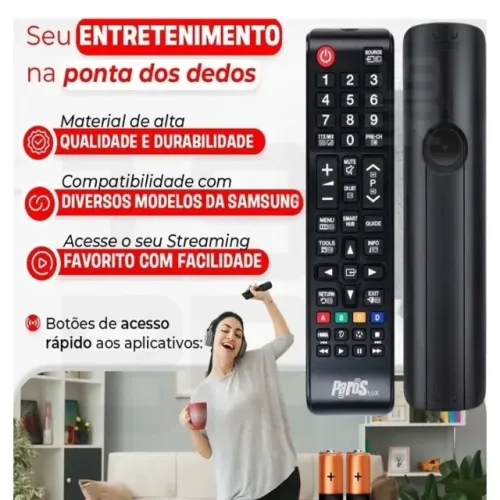 Controle Remoto Para Tv Smart 
