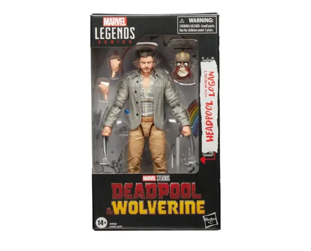 Marvel Legends Series, Headpool com Logan Figura (15 cm), Filme Deadpool e Wolverine.