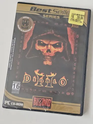 Jogo PC CD ROM DIABLO II com expansion set - Blizzard - Lacrado
