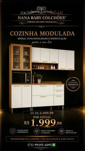 Armário de cozinha completo
