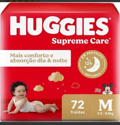 Fralda huggies M 7 centavos a tira