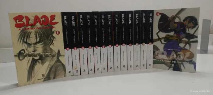 Coleção Blade: A Lâmina do Imortal (Volumes 1 ao 15) - Excelente Estado
