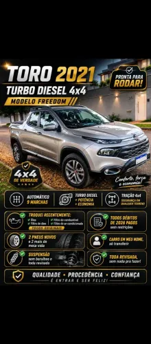 Fiat Toro Freedom 2.0 16V 4X4 Diesel Aut. 2021