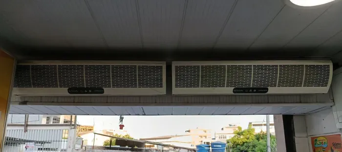 Cortina de Ar Suryha 90cm 220V - Completa com Controle - Ótimo Estado