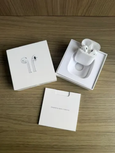 AirPods 2ª geração original + caixa + cabo | Bom estado