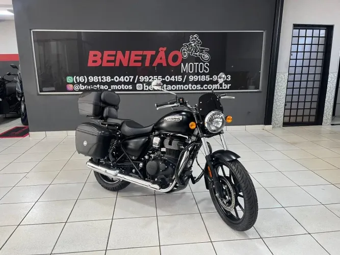 ROYAL ENFIELD METEOR 350 STELLAR PRETO 2023