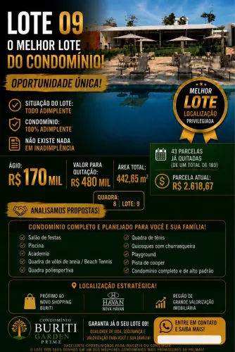 LOTE BURITI GARDEN PRIME