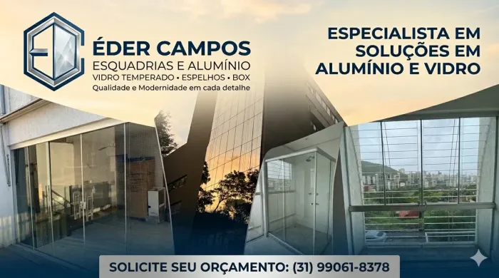 Esquadria em alumínio manutenção e instalação