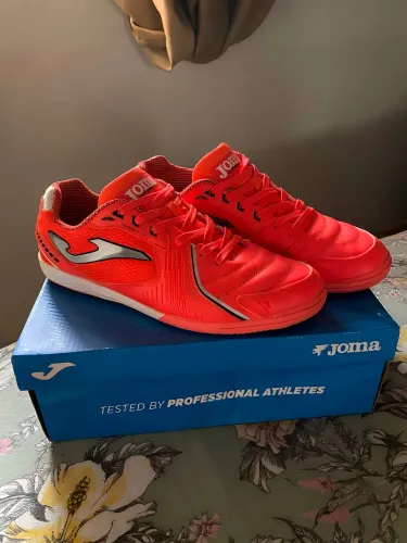 Chuteira Futsal Joma Dribling 2507 Coral Original Nova Na Caixa Tam 41