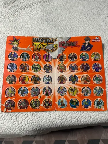 Álbum de Metal Tazos do Yu-Gi-Oh