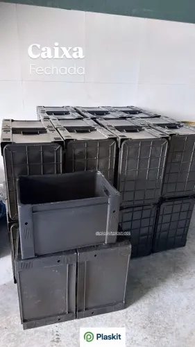 Caixote de plástico