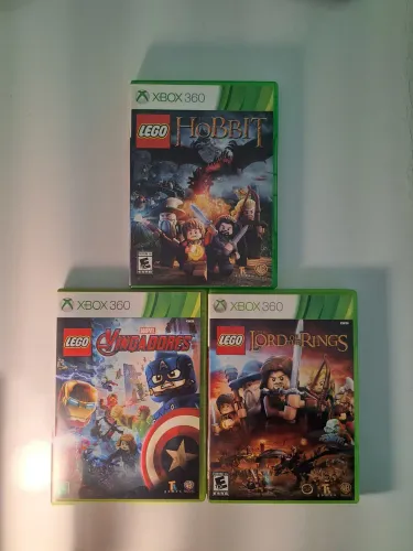 Lote 3 Jogos Lego XBOX360 (Vendo seperado)