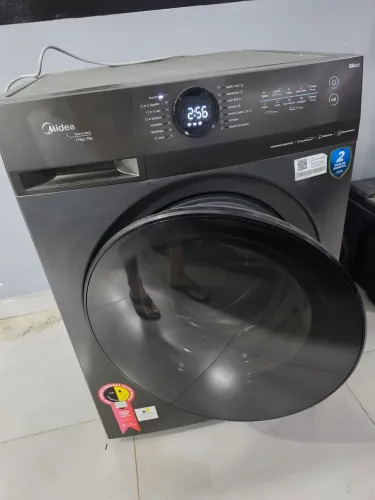 Lava e Seca Midea 11kg/7kg HealthGuard Smart Titanium 127V - Impecável!