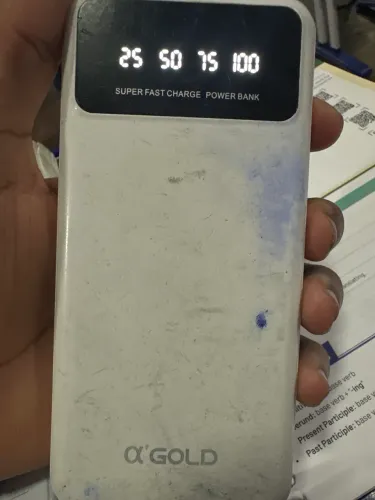 Carregador portátil, carrega 2x até 100 e uma até 50
