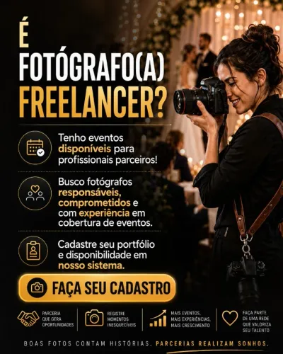 Fotógrafo Freelancer BH e Região