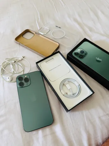 iPhone 13 Pro Max 512GB Verde Alpino | Caixa + Cabo Original | Único Dono | R$ 3.500