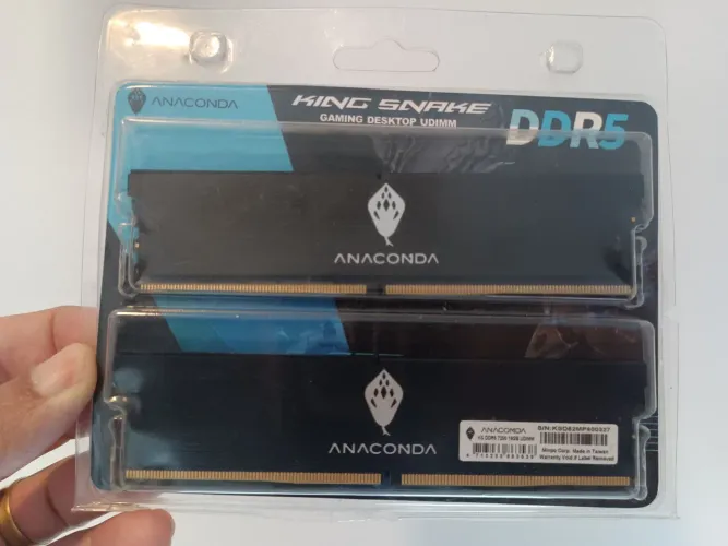 Memória RAM DDR5 32gb 2x16 7200mhz CL34