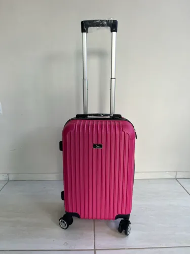 Mala de viagem nova - Bordo - Rosa 