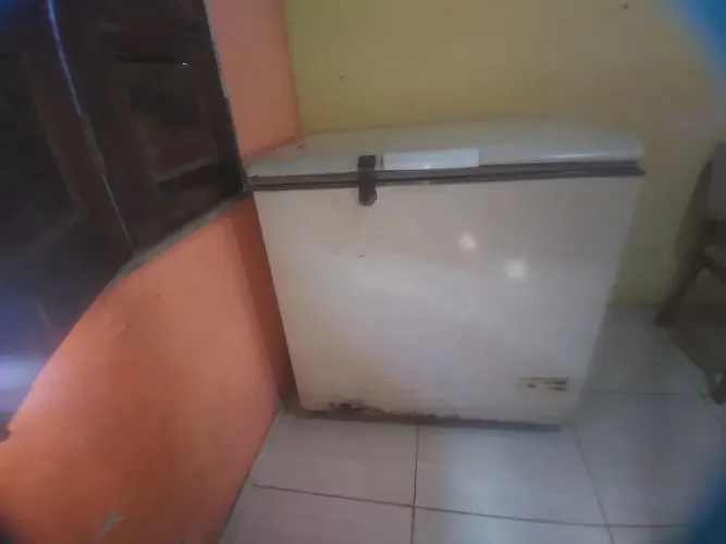 Freezer de uma porta mais é dos grandes.