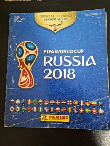 Álbum de figurinhas da Copa do mundo de 2018 ( completo)