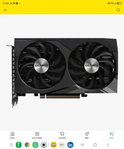 Placa de video geforce rtx 3060