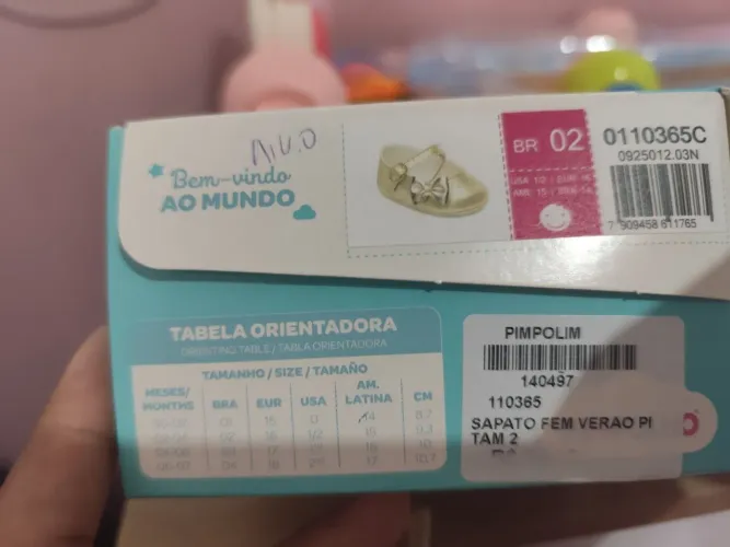 Sapatinho de bebê