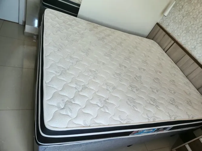 Cama box com colchão Entrego