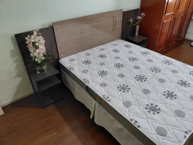 Cama Box Casal Com Colchão Albany