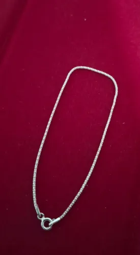 Pulseira de prata Elo pipoca