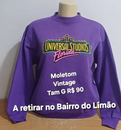 Moletom Vintage Tam G