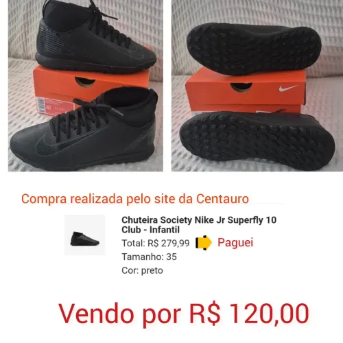 CHUTEIRA SOCIETY NIKE! 
