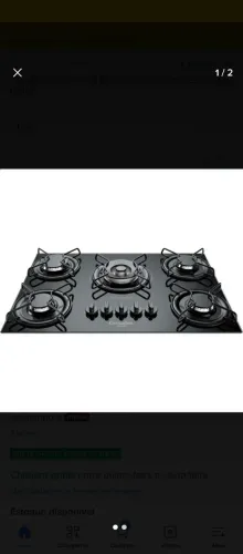 Cooktop fogão esmaltec