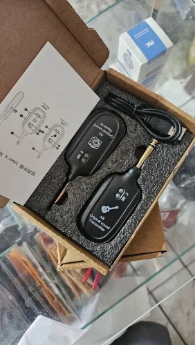 Transmissor e receptor P10 sem fio para instrumentos