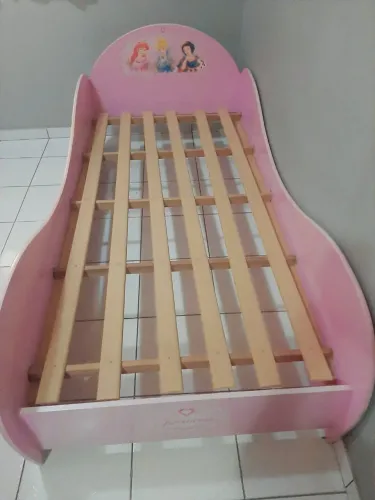 Cama infantil princesas tamanho solteiro
