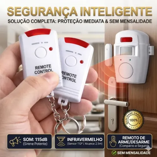 Alarme para Casas e Lojas ( Fácil Instalação )