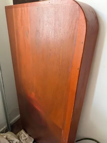 Tampo de mesa maciço para escrivaninha em Peroba